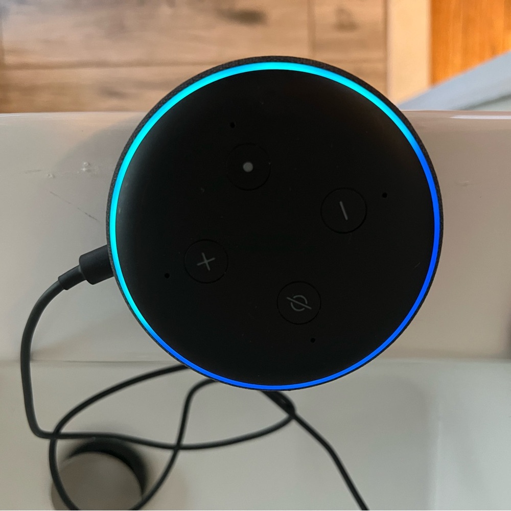 Alexa with charger